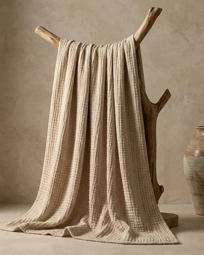 The Monogrammed Blanket - 100% Muslin Cotton