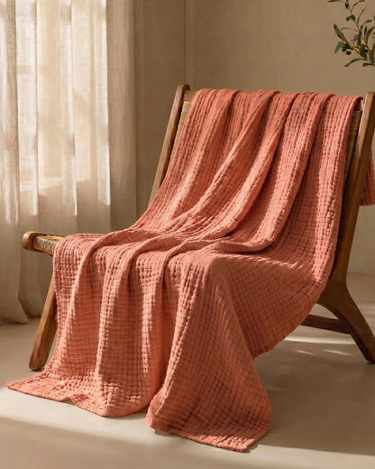 The Monogrammed Blanket - 100% Muslin Cotton