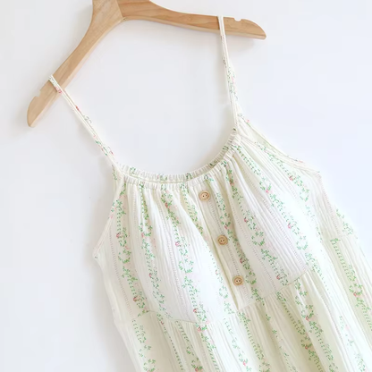 The Bloom Nightgown - 100% Muslin Cotton