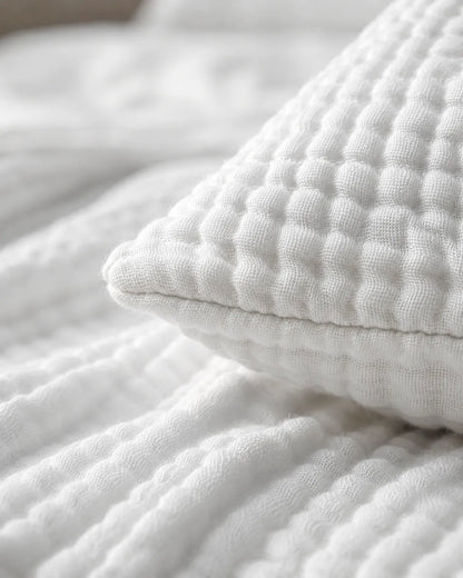 Muslin Cotton Bed Set - 100% Pure Muslin Cotton (2-Pc)