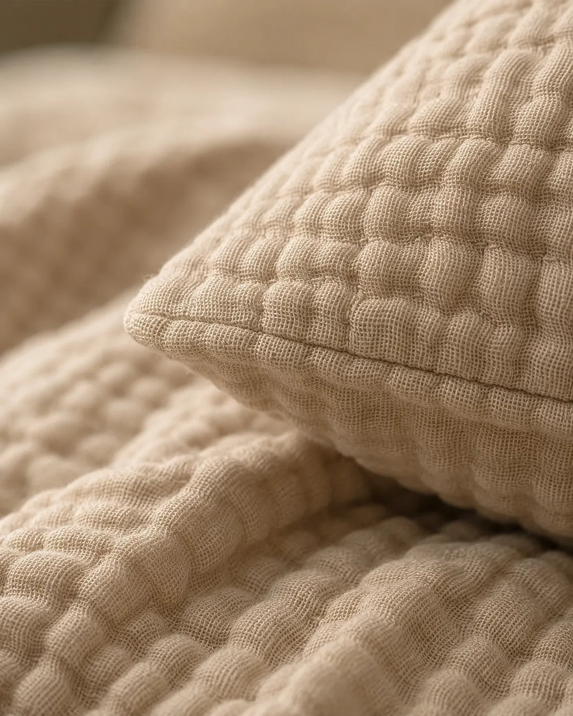 Muslin Cotton Bed Set - 100% Pure Muslin Cotton (2-Pc)