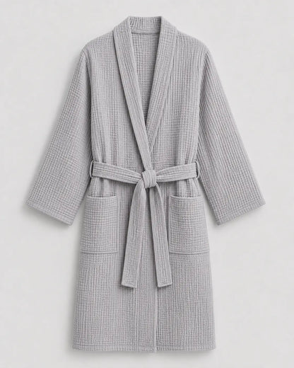 The Four-Seasons Bathrobe - 100% Muslin Cotton