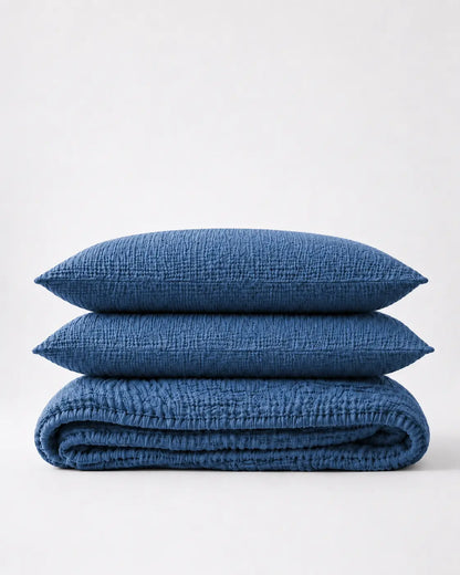 Muslin Cotton Bed Set - 100% Pure Muslin Cotton (2-Pc)