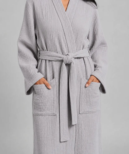 The All-Season Bathrobe - 100% Muslin Cotton