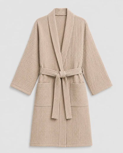 The All-Season Bathrobe - 100% Muslin Cotton