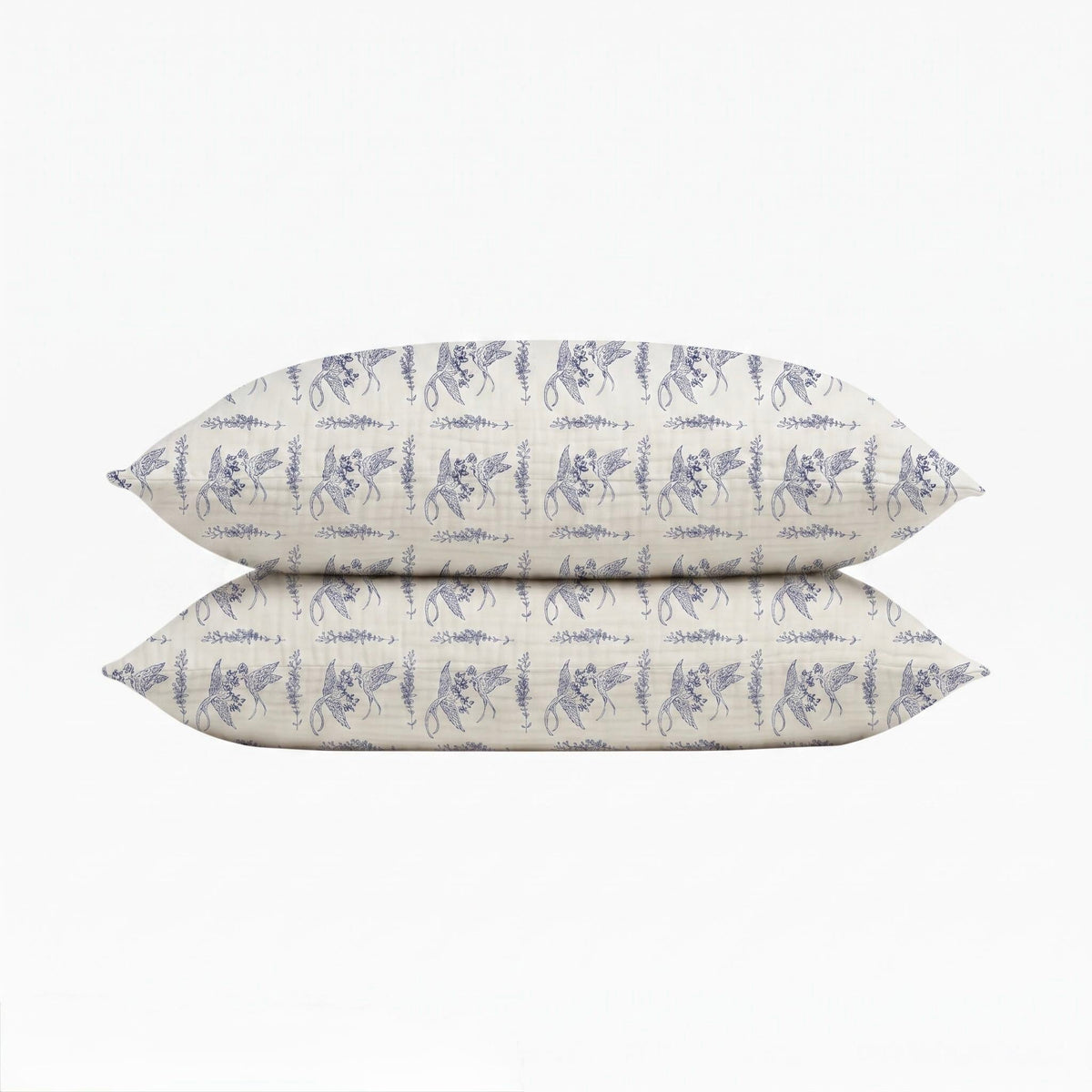 Muslin Cotton Pillowcase Set (2 Pcs)